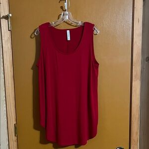 Zenana Outfitters Cherry Red Tank Top